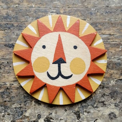 Image of Lion Brooch