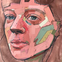 Image 1 of Painted Person (woman looking forward)