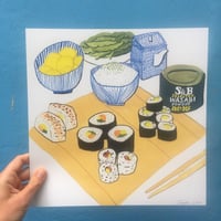 Sushi print 