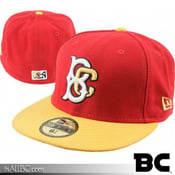 Image of BC Fire Engine Red/Yellow Classic New Era® Fitted Cap