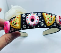 Image 3 of Doughnut & pizza headband 