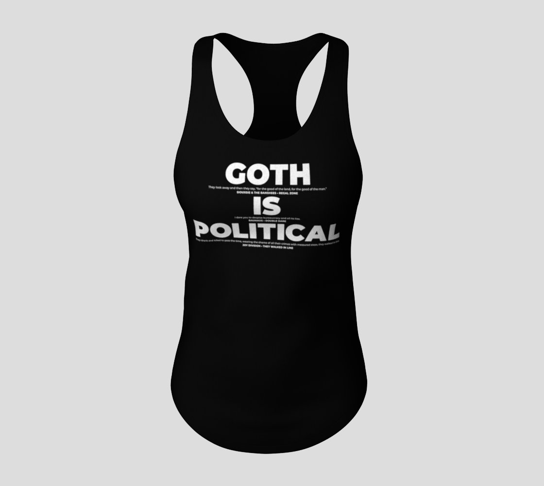 Image of Goth Is Political Tank Top