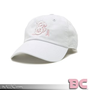 Image of BC White/Pink Ribbon Women's New Era® Cap