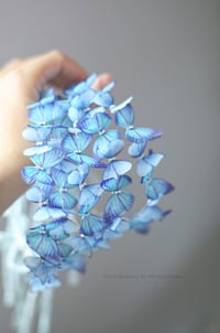 Image 2 of Dolce-Blue deluxe butterfly headband