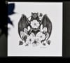Moonflower Bat Print