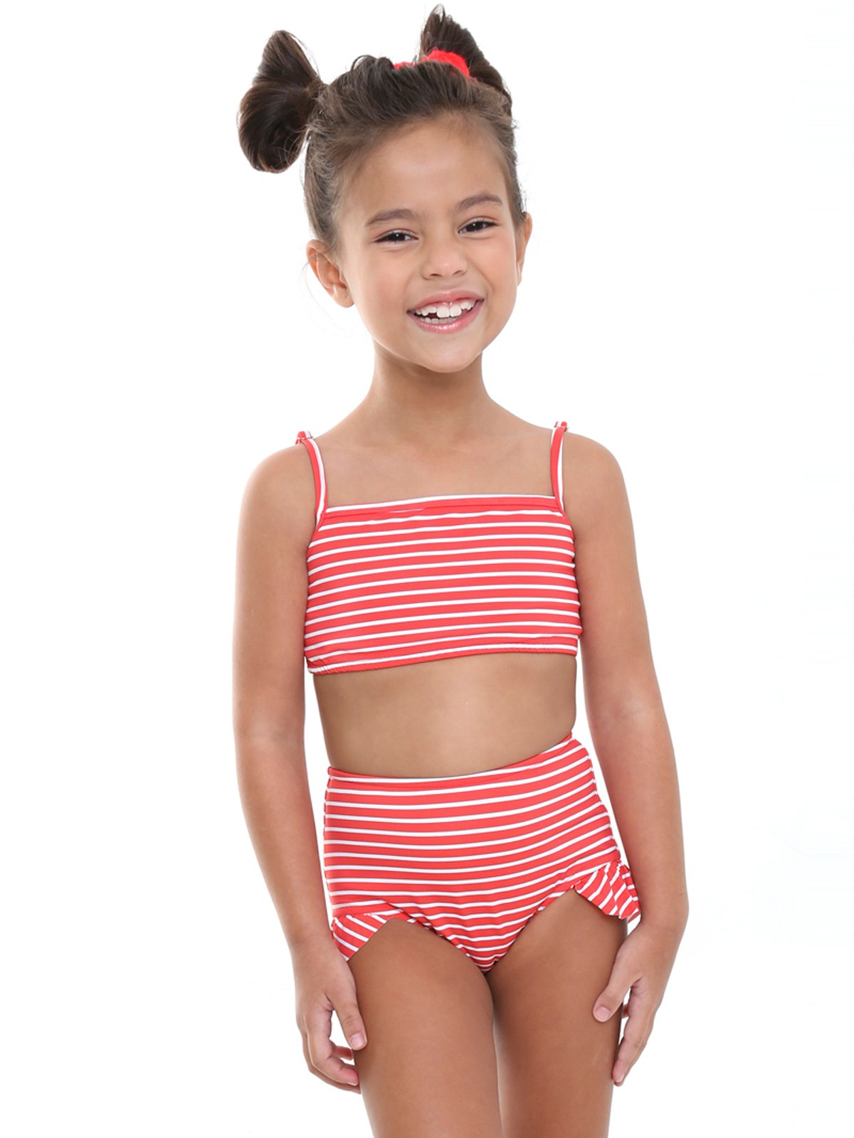 Image of Two-Piece Swimsuit Stripes