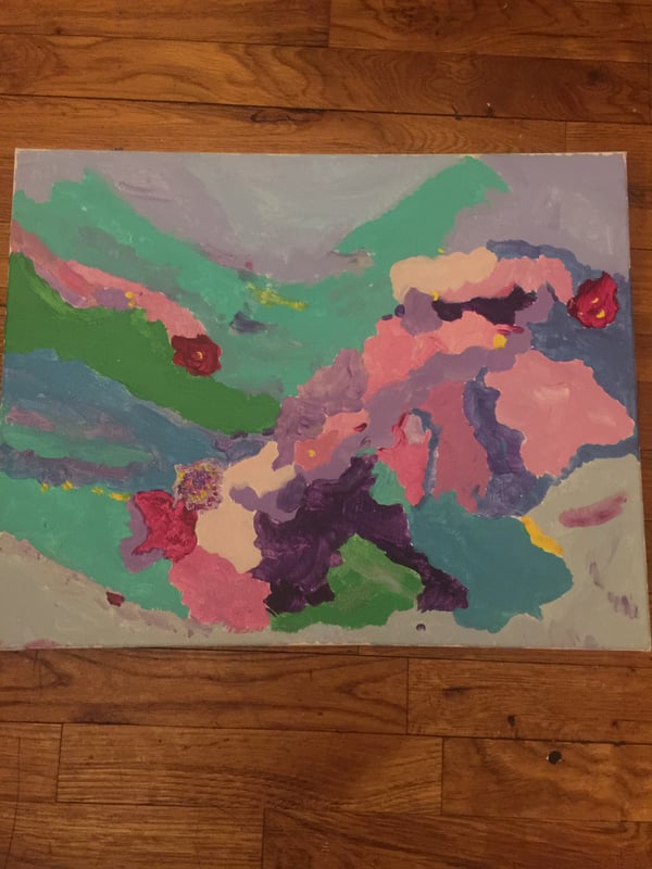 Image of she dreams colorful dreams
