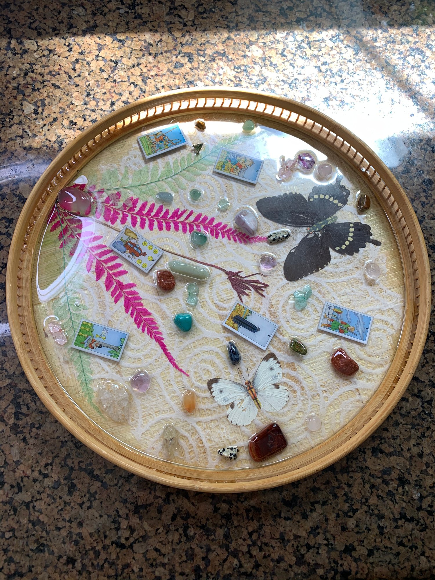 Image of Resin Butterfly Tray