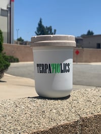 Image 1 of TERPAHOLICS RE:STASH JAR WHITE