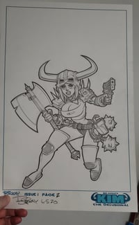 Image of Kim the Delusional Production Piece/Character Design Original Art