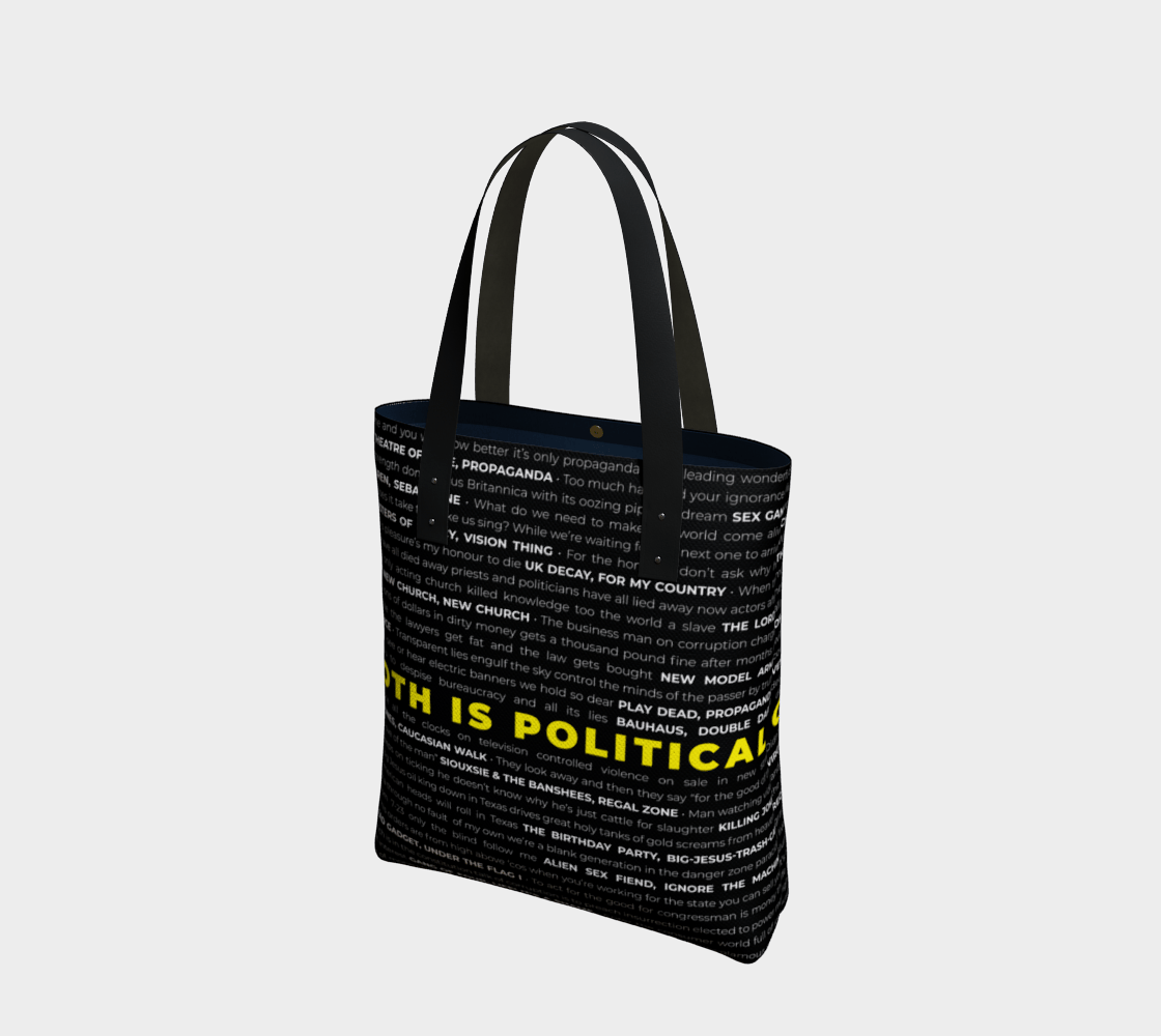 Image of Goth Is Political Tote