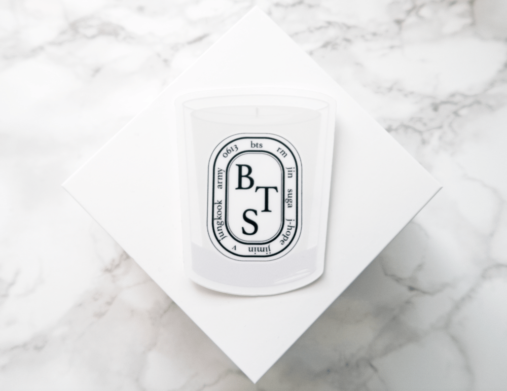 Image of BTS Candle Sticker