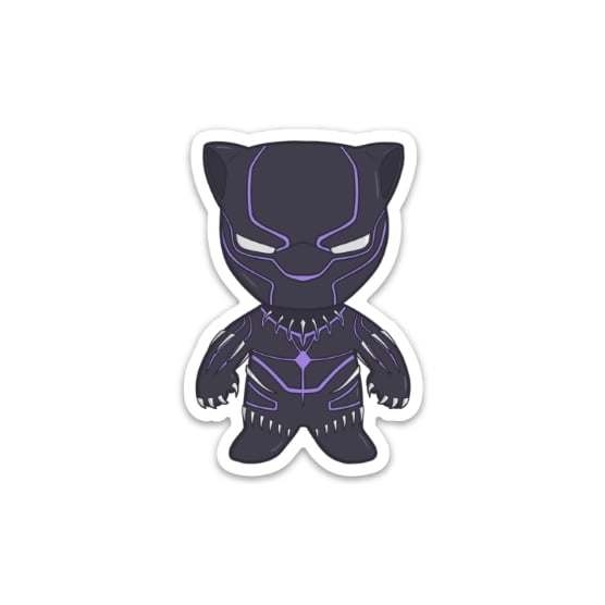 Black Panther Sticker | Works by MJ