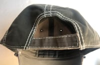 Image 2 of Olive/Khaki Baseball Hat Crystal Silver Cross
