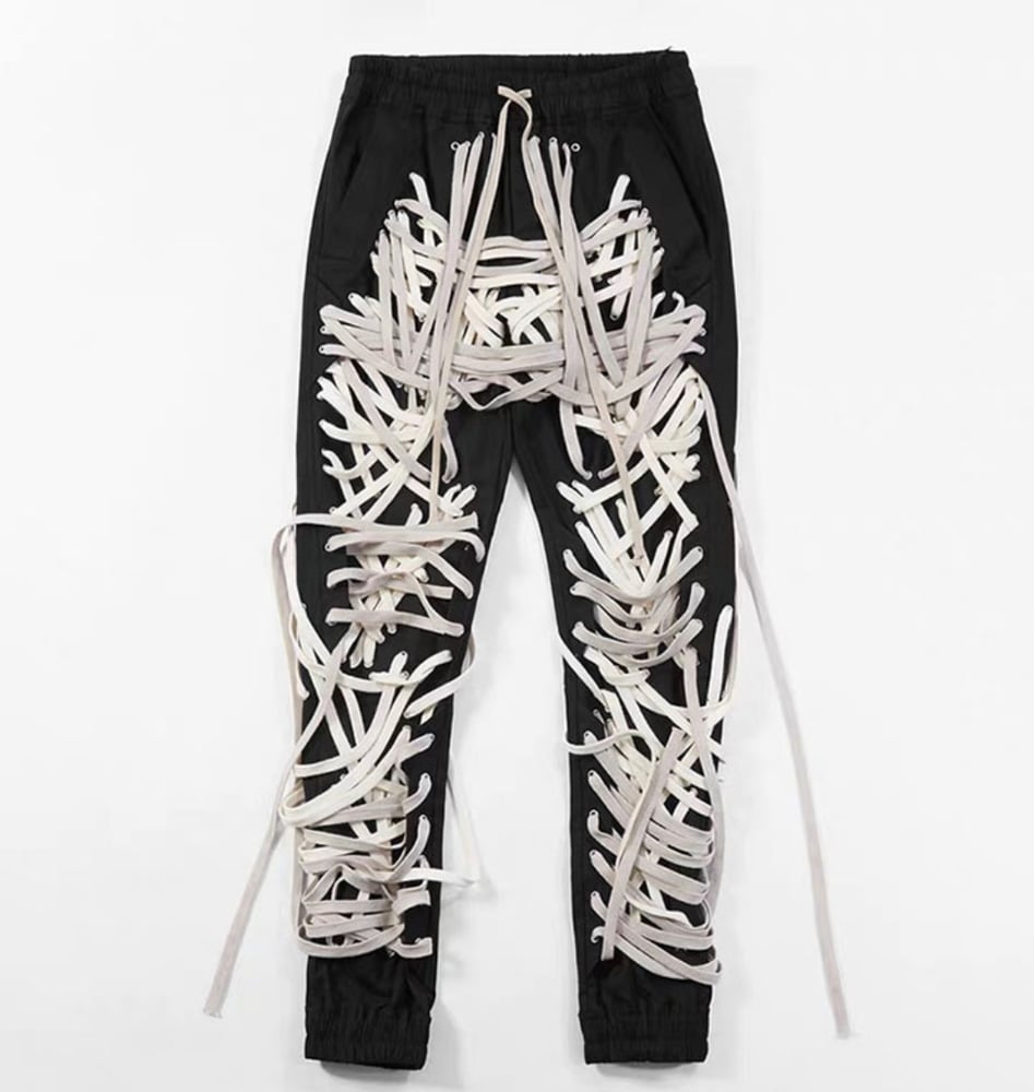 Image of Lace Me Up Pants 
