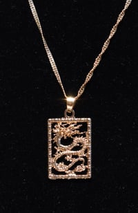 dragon tablet necklace