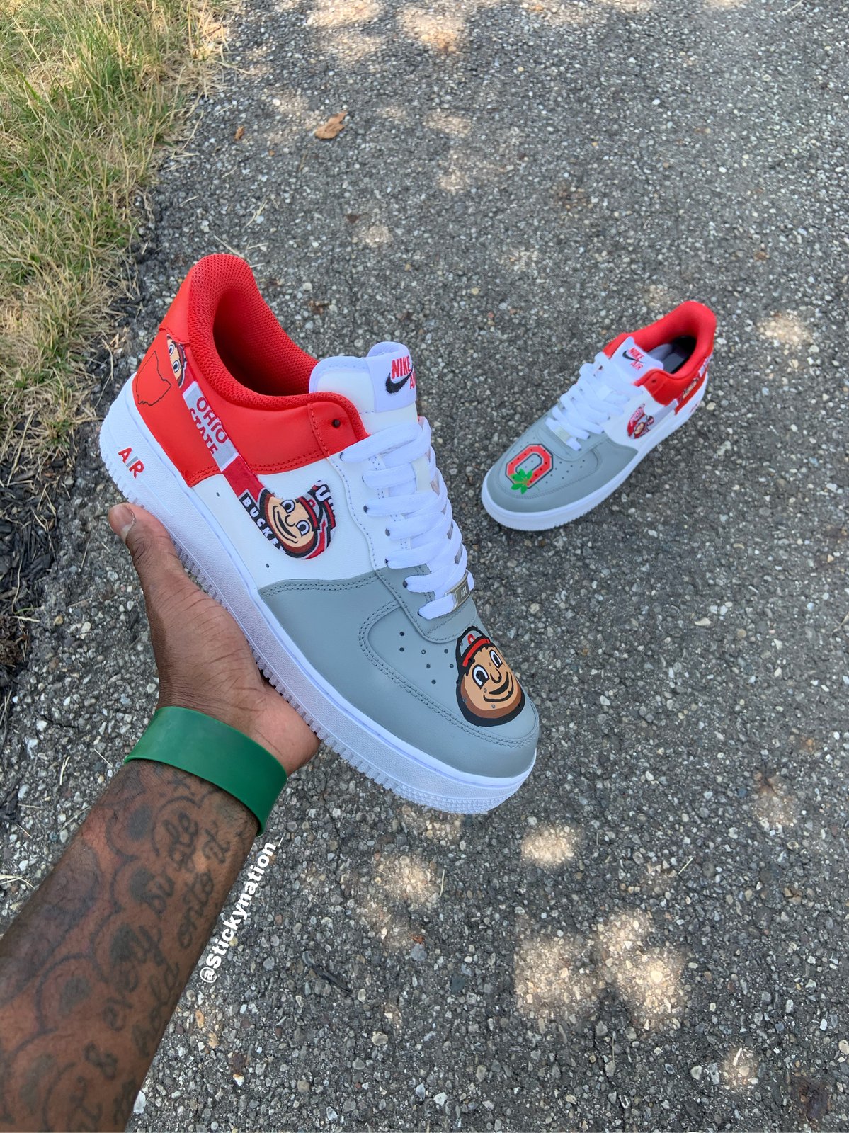 ohio state converse shoes