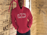 Faithful To The Bay Red Hoodie