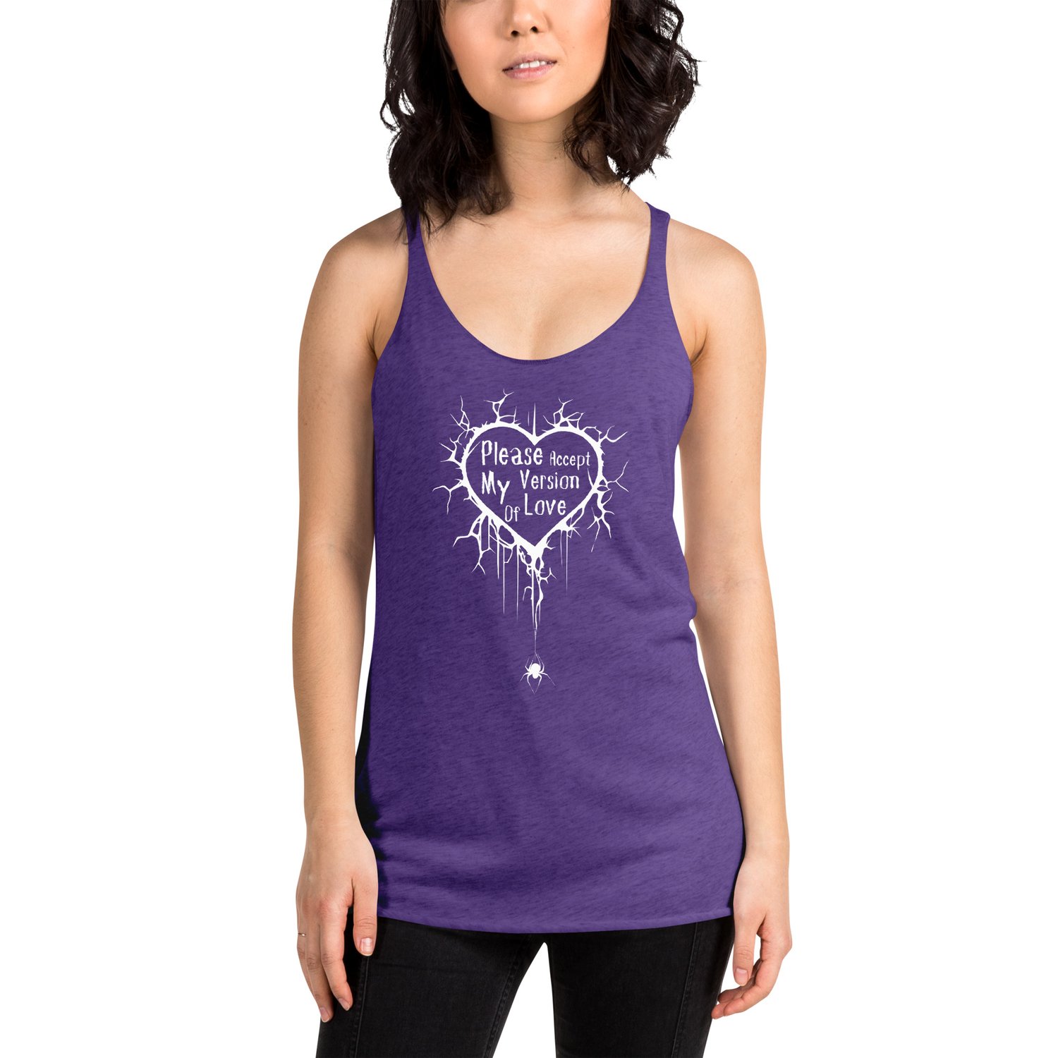 Image of Officially Licensed Accept my love heart tank top