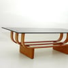 TH Brown Aquarius Coffee Table