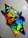 Holographic Prime Beef/Red Horse sticker