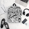 The Golden Age of Hip Hop (black & white); All-Over Backpack