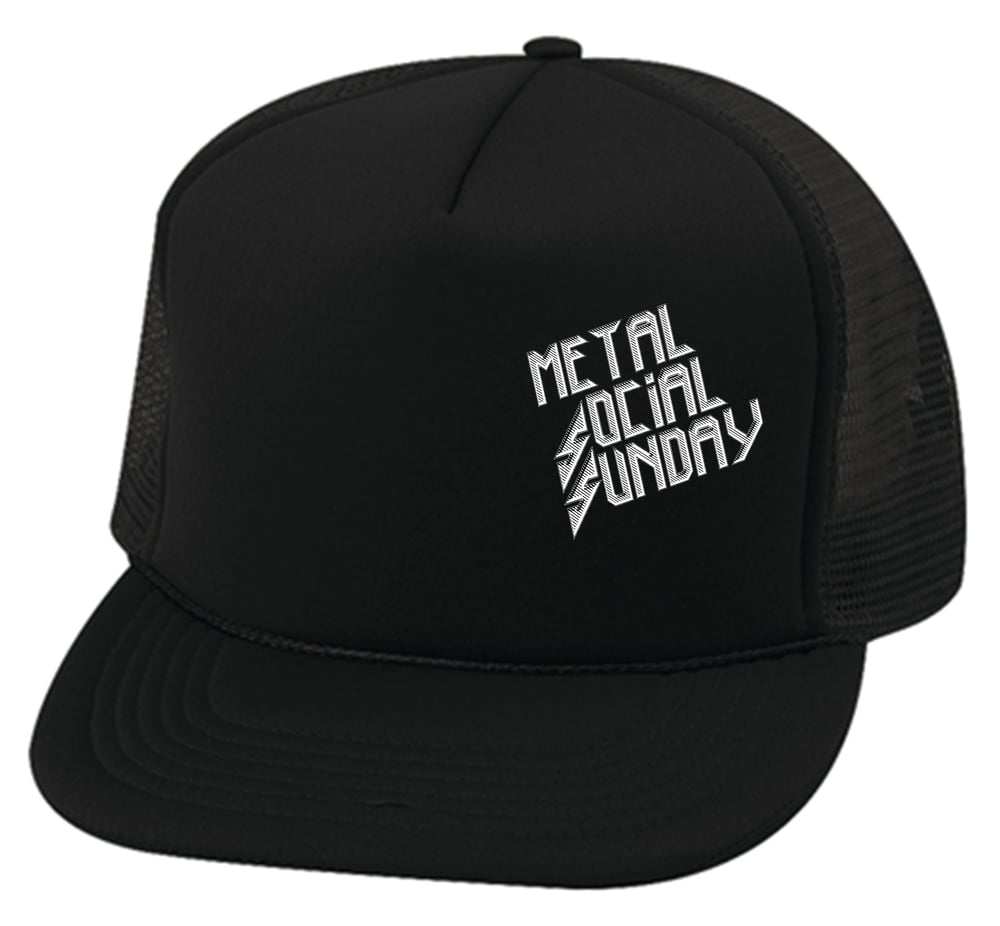 Image of OFFICIAL - "METAL SOCIAL SUNDAY" TRUCKER HAT 