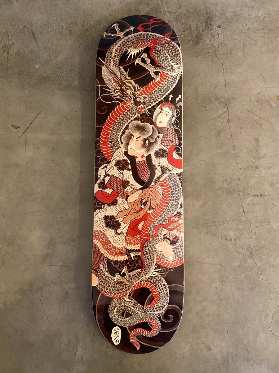 HORIHIRO RYUOUTARO SKATEBOARD | THREETIDESTATTOO