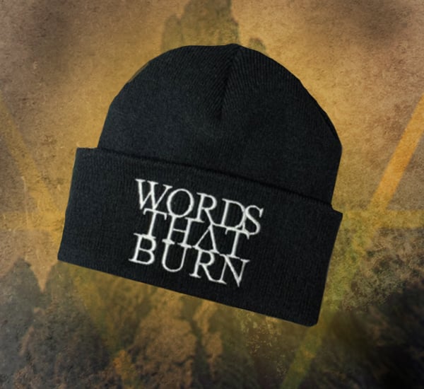 Image of WORDS THAT BURN BEANIE
