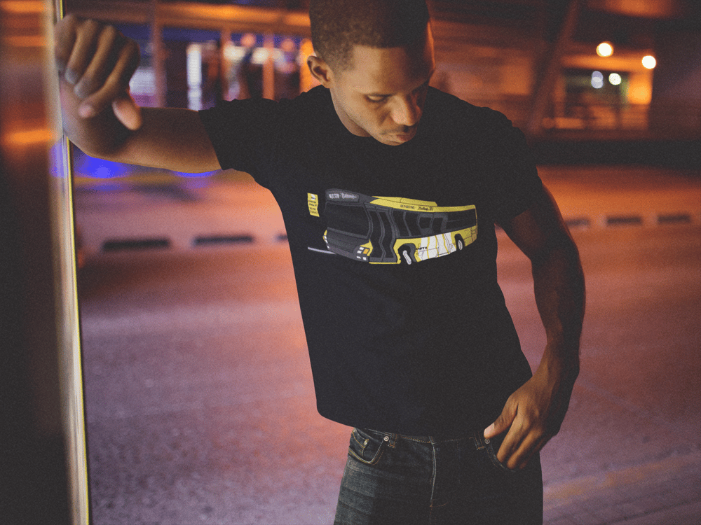 Image of Get on the Bu$ - Black Tee