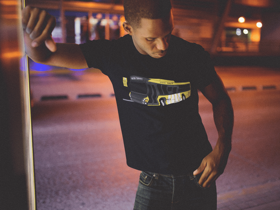 Image of Get on the Bu$ - Black Tee