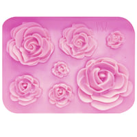 M1023 Rose Flowers silicone mold Cake Chocolate Mold wedding Cake Decorating Tools Fondant Sugarcraf