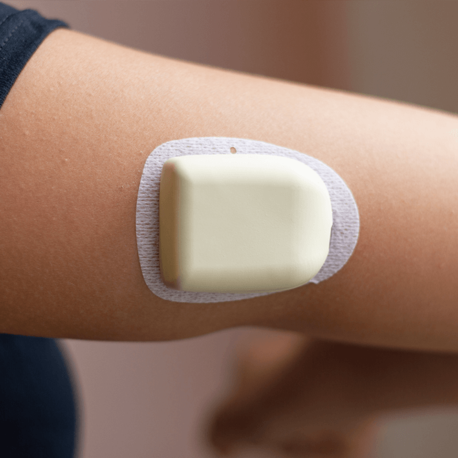 Image of Beige Omnipod Reusable Hard Cover