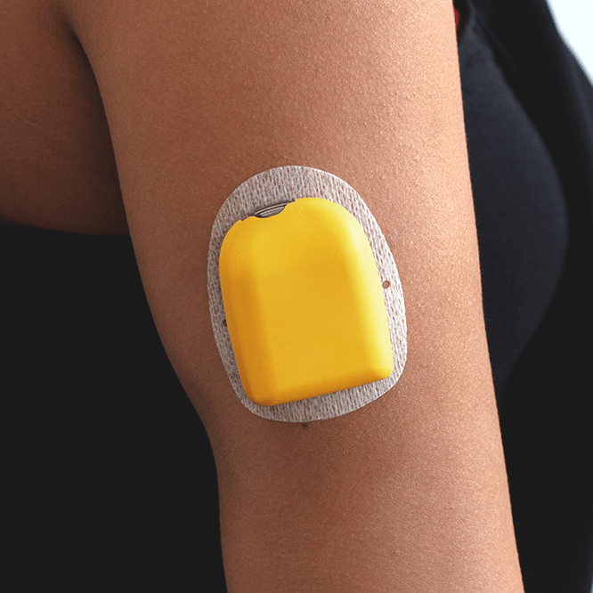 Image of Yellow Omnipod Reusable Hard Cover