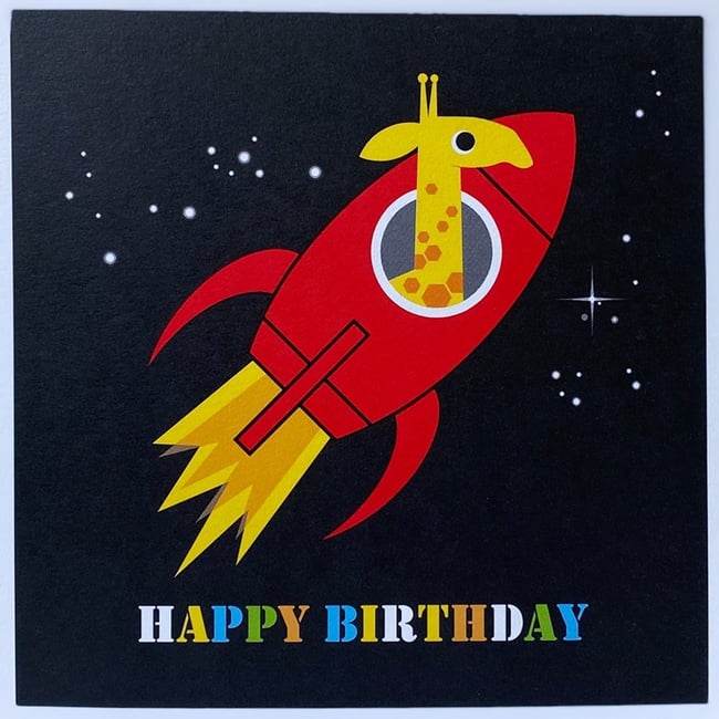 Animal and Transport Happy Birthday Cards