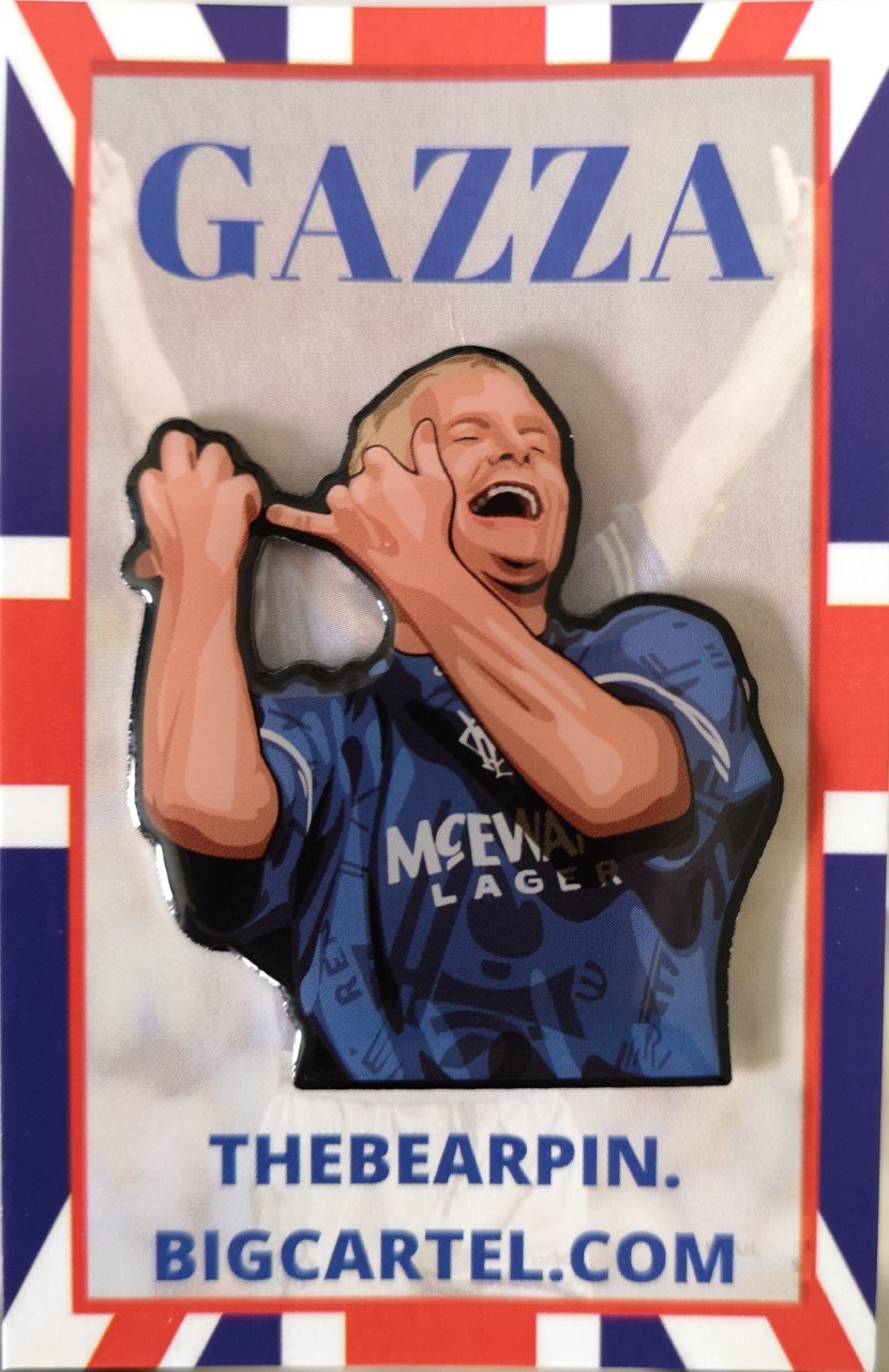 Limited Edition - Gazza Pin Badge
