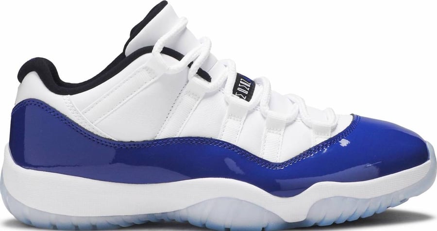 Image of Nike Retro Air Jordan 11 Low "White Concord" (Womens) Sz 12W