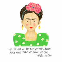 Image 1 of Frida Kahlo Quote Mini Print