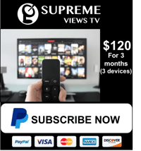 SUPREME VIEWS 3 MONTH SUBSCRIPTION (ACCESS TO 4 DEVICES)