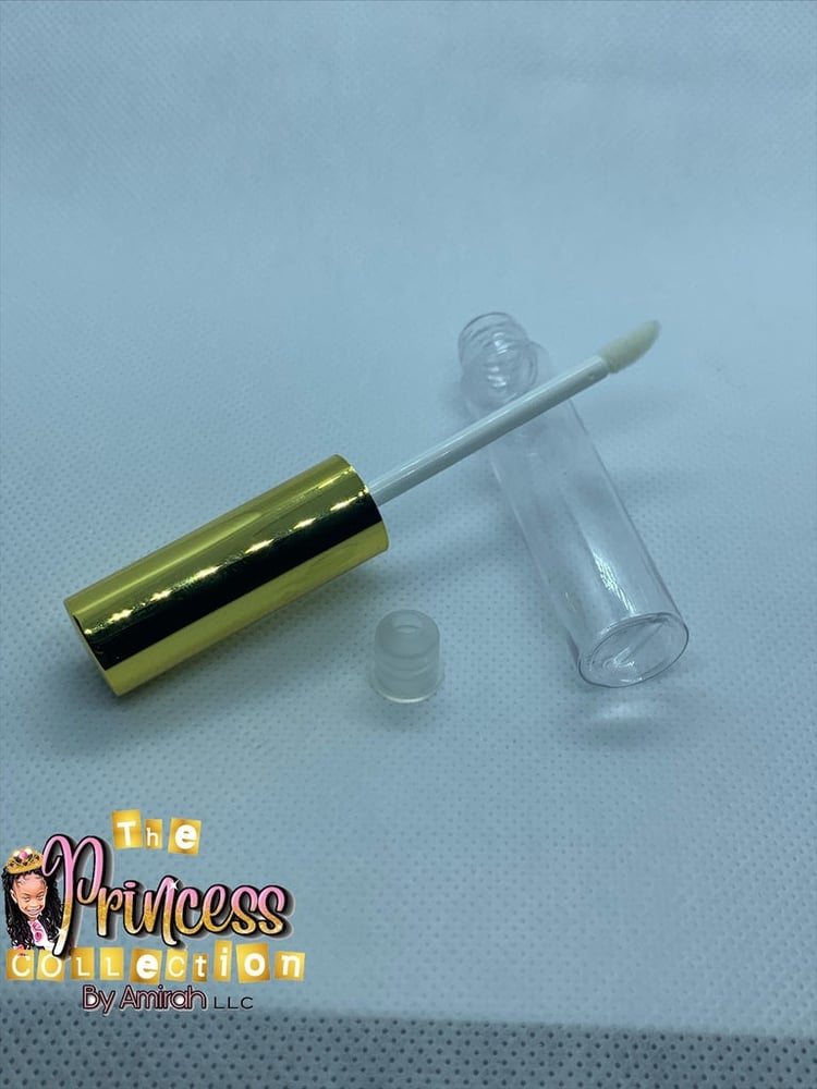 10ML GOLD EMPTY LIP GLOSS TUBES (50) | The Princess Collection by Amirah