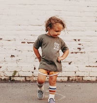 Image 2 of BORN TO BE WILD TEE (OLIVE)