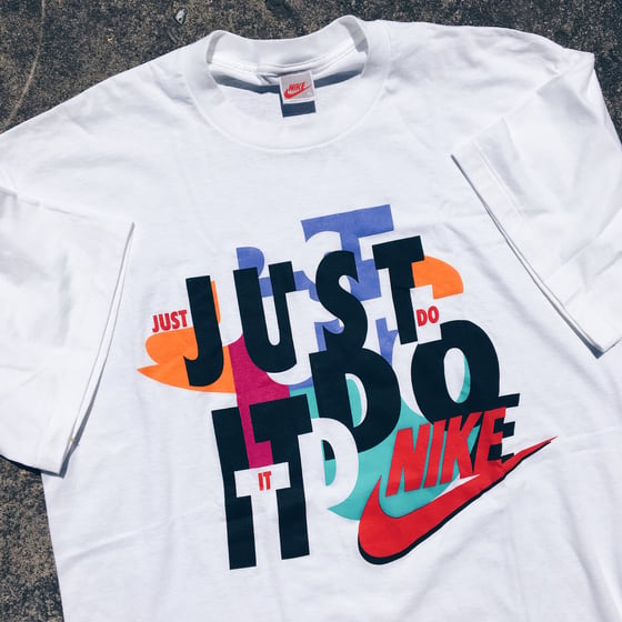 Image of Original Early 90’s Nike JDI Abstract Logo Tee