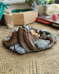Image 5 of Woodland throne dice display base.