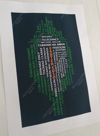 Image 1 of 1916 Easter Lily A3 Print.