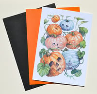 Image 2 of Creepy Pumpkin Patch Card (color)