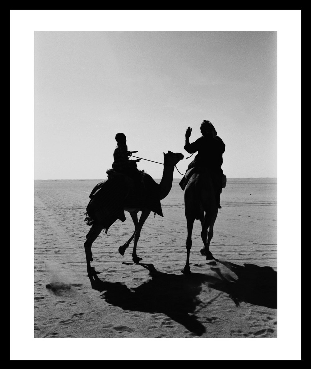 Image of Father and Son. Empty Quarter, Saudi Arabia. 1999