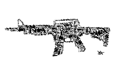 Image of Machine Gun Funk Print