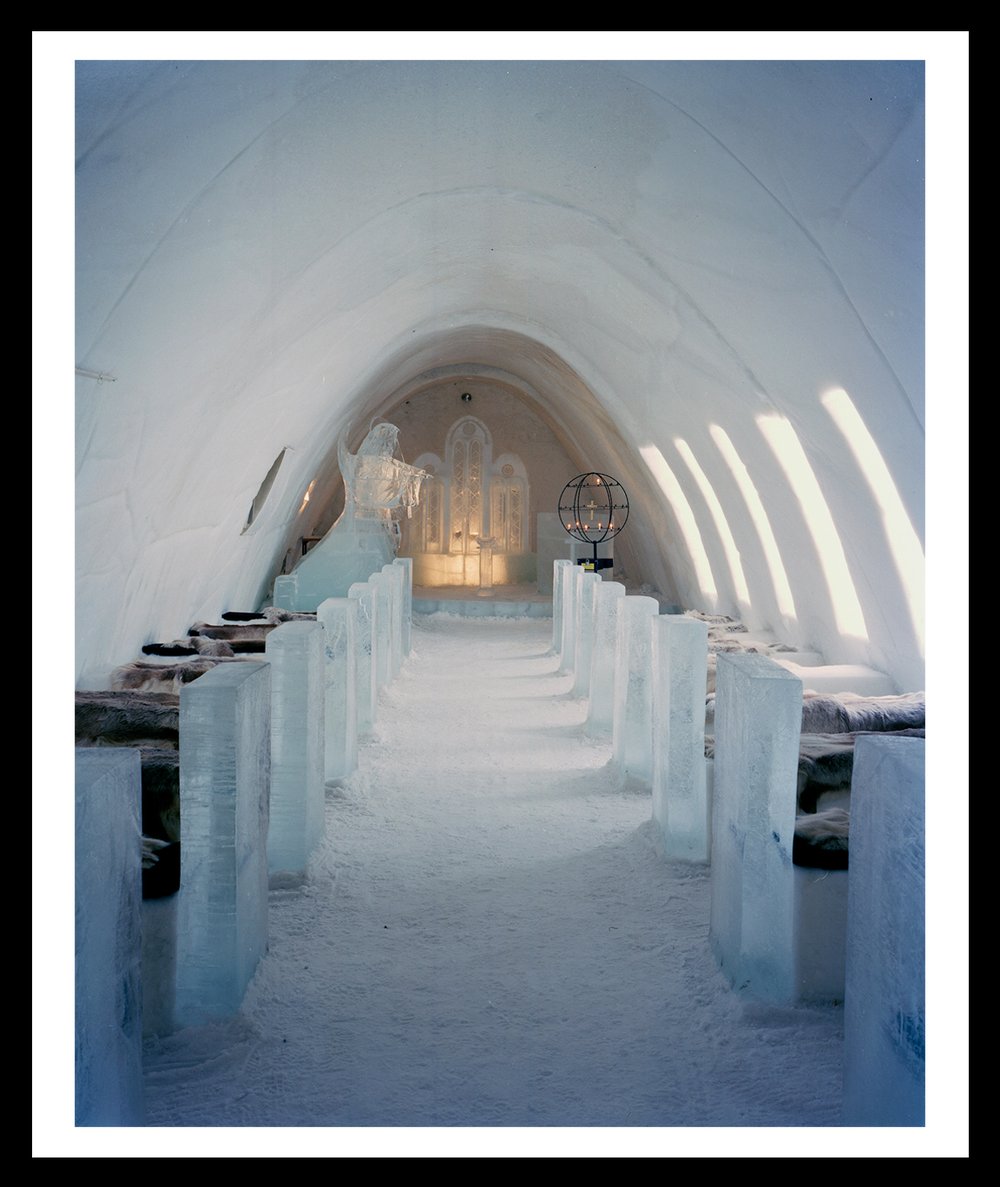 Image of Ice Chapel. Rovaniemi, Finnish Lapland. 2004
