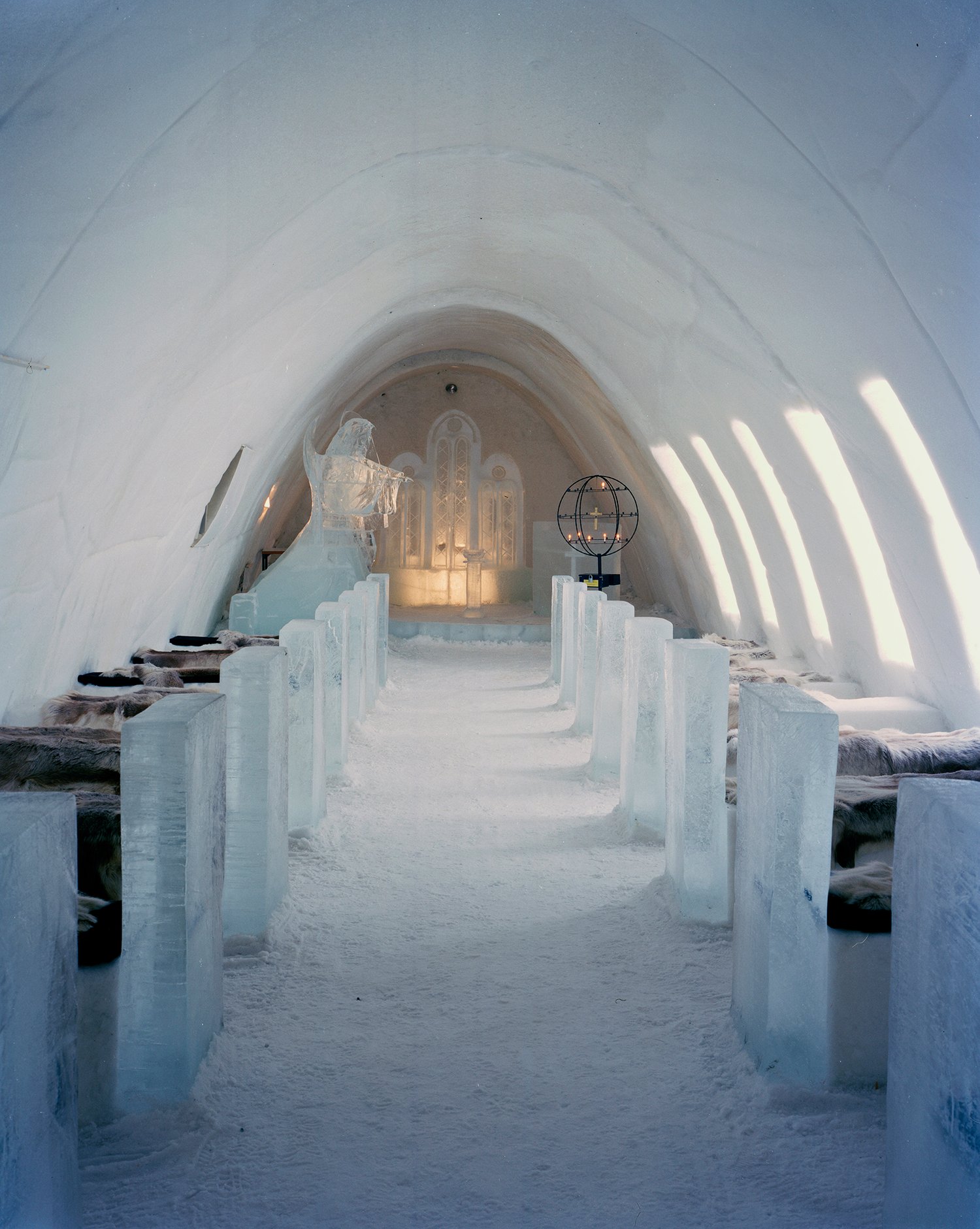 Image of Ice Chapel. Rovaniemi, Finnish Lapland. 2004