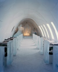 Image 2 of Ice Chapel. Rovaniemi, Finnish Lapland. 2004